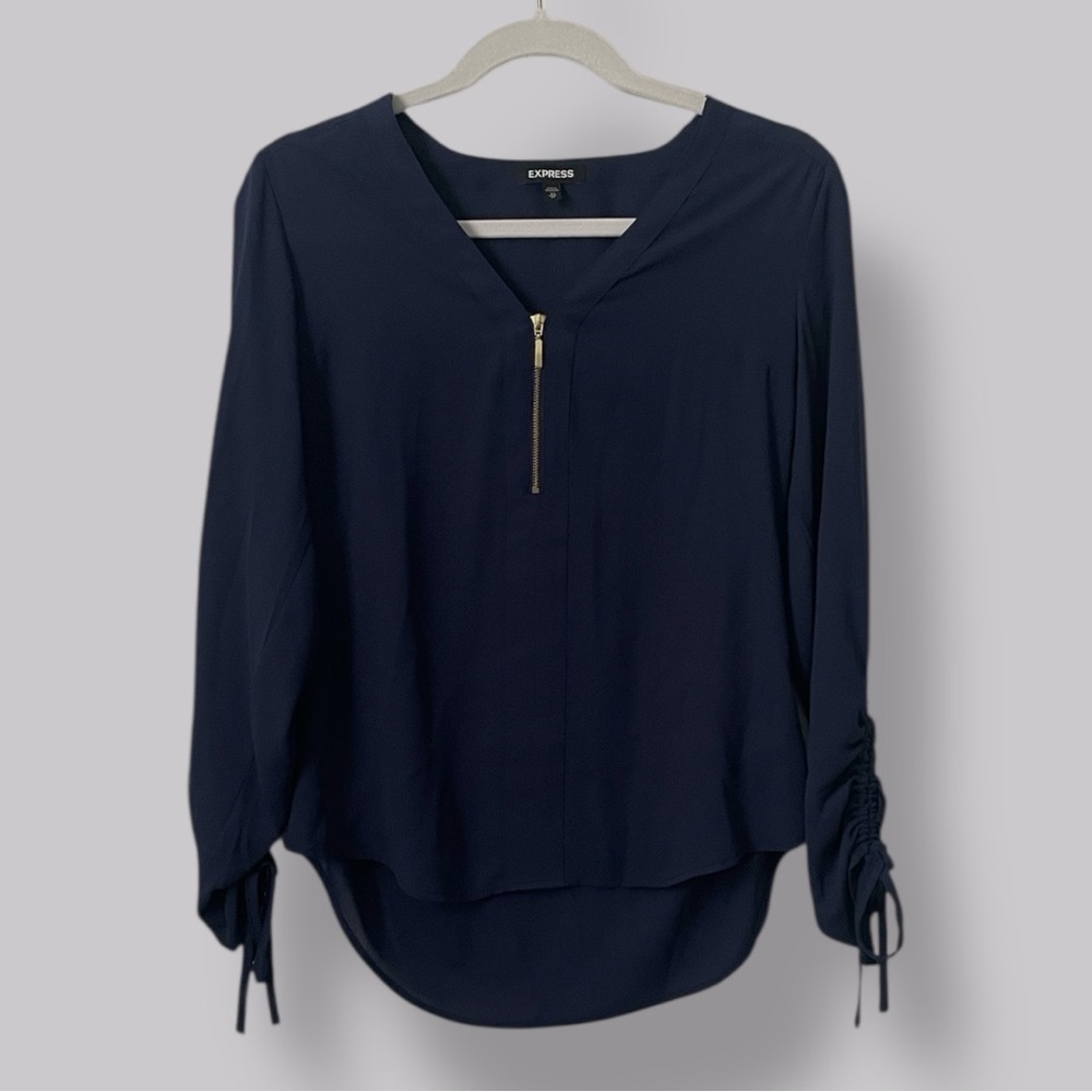 Express Navy Blue Blouse